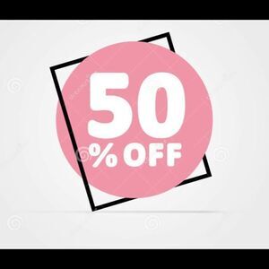 Bundle any 2 or more items & get 50% off